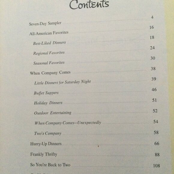 Dinner for Two Vintage 1964 Cook Book - Picture 8 of 12